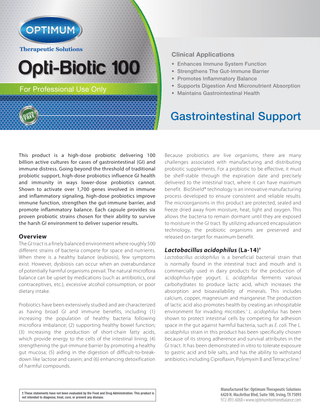 Opti-Biotic 100