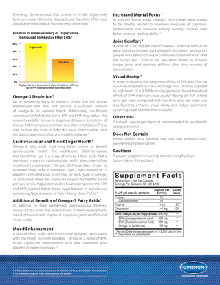 Opti-Omega 820 EPA/DHA (Molecularly  Distilled) 180 ct