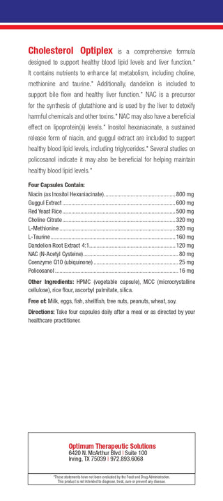 Cholesterol Optiplex