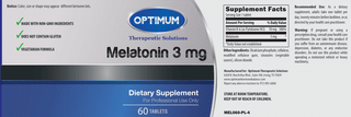 Melatonin 3 MG