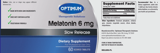 Melatonin 6 MG (Slow Release)