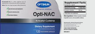 Opti-NAC  (N-Acetyl Cysteine)