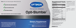 Opti-Slumber 60 Veg Capsules