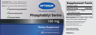 Phosphatidyl Serine 150mg