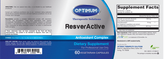 ResverActive (Antioxidant Complex)