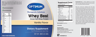 Whey Best - Vanilla 2LBS