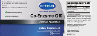 Co-Enzyme Q10 (Optimum Absorption)